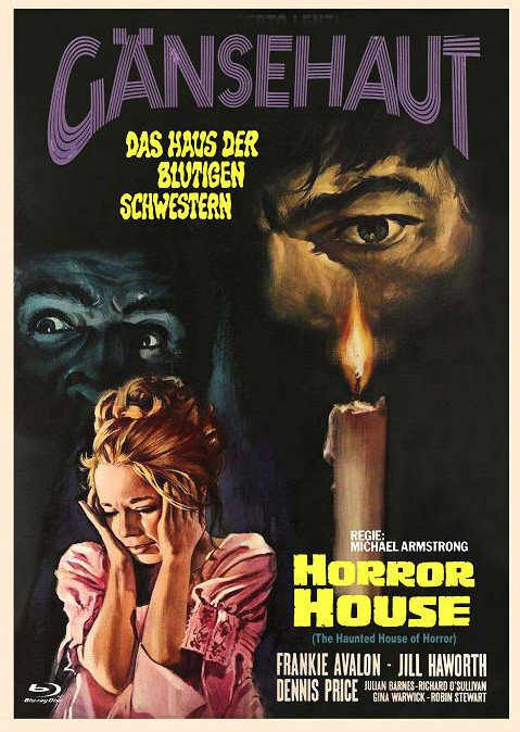 Gänsehaut - Das Haus der blutigen Schwestern - Horror House (1969) Cover C, Eurocult Collection, Limited Edition, Mediabook, Uncut, Blu-ray + DVD