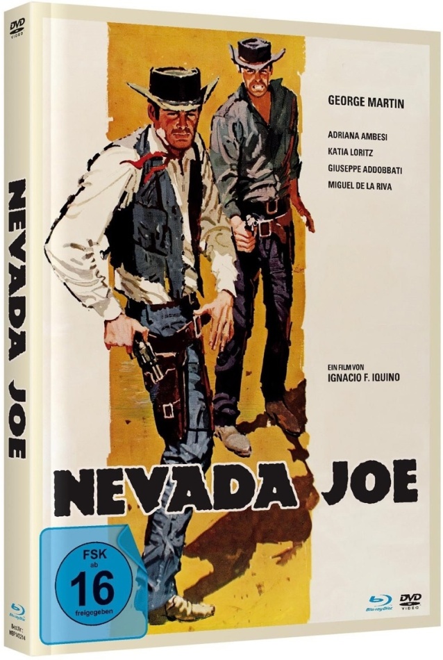 Nevada Joe (1965) Cover A, Limited Edition, Mediabook, Blu-ray + DVD