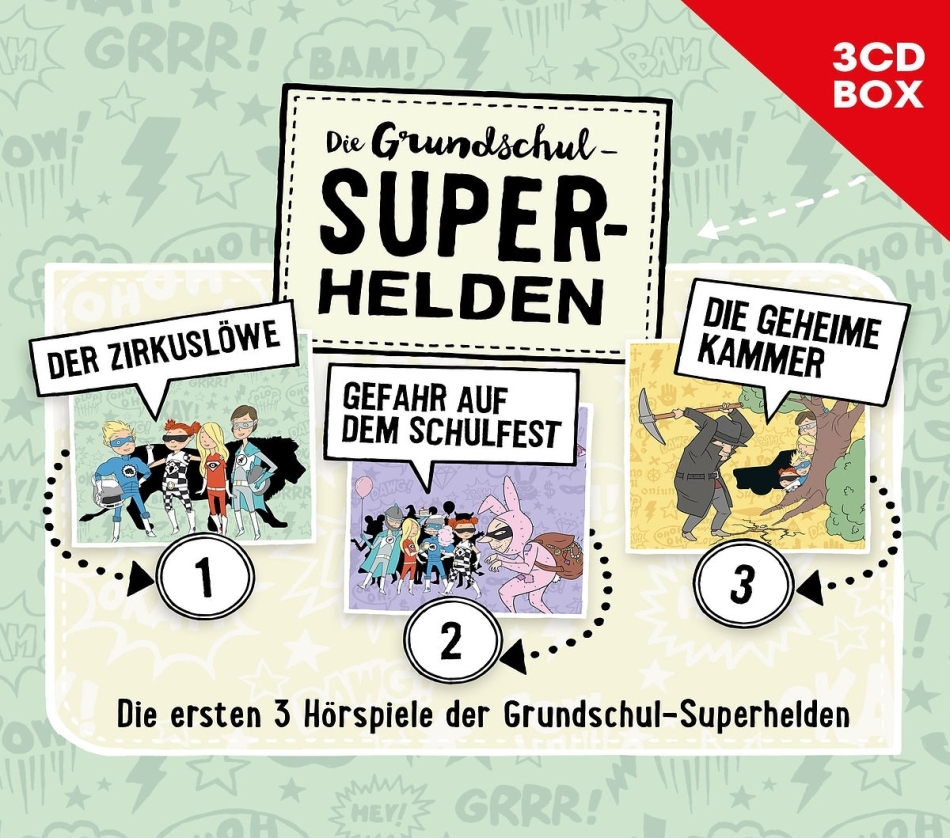 Die Grundschul-Superhelden - Die Grundschul-Superhelden 3-CD-Box Vol. 1 3 CDs