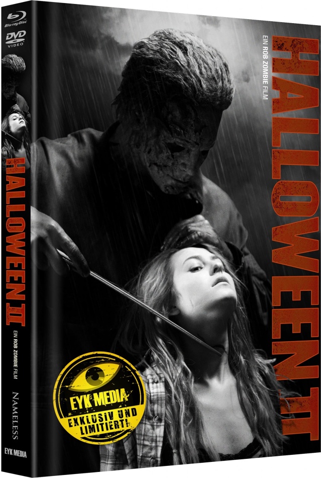 Halloween 2 (2009) Cover F, Limited Edition, Mediabook, Blu-ray + DVD