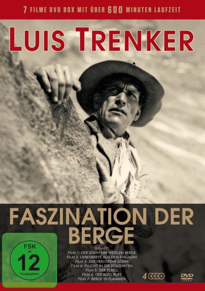 Luis Trenker - Faszination der Berge 4 DVDs
