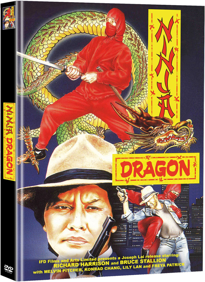Ninja Dragon (1986) Cover C, Limited Edition, Mediabook, 2 DVDs