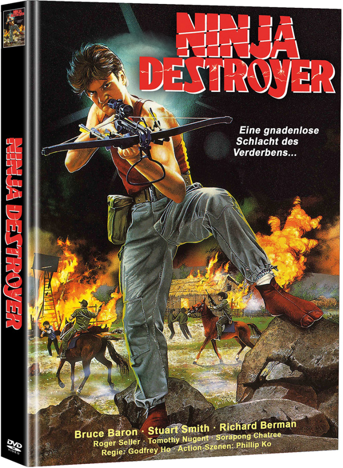 Ninja Destroyer (1986) Cover B, Limited Edition, Mediabook, 2 DVDs