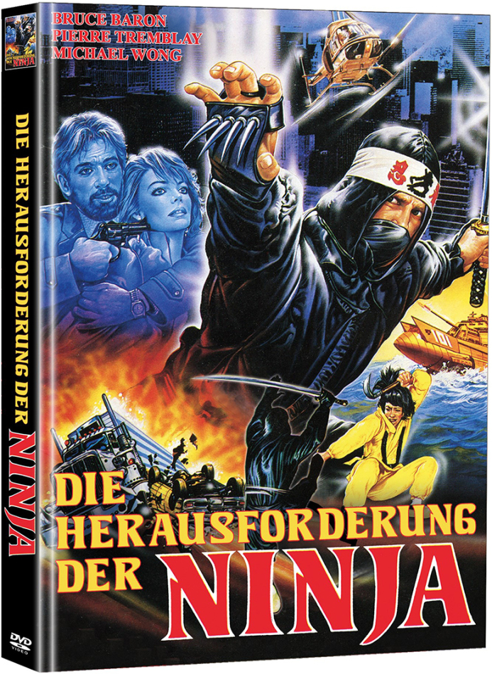 Die Herausforderung der Ninja (1986) Cover A, Limited Edition, Mediabook, 2 DVDs