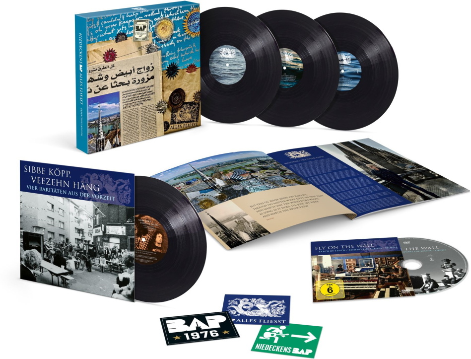 Niedeckens BAP - Alles Fliesst Geburtstagsedition, Limited Edition, 3 LPs + 10" Maxi + DVD