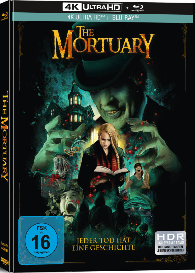 The Mortuary - Jeder Tod hat eine Geschichte (2019) Limited Collector's Edition, Mediabook, 4K Ultra HD + Blu-ray
