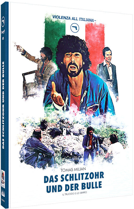 Das Schlitzohr und der Bulle (1976) Cover C, Limited Edition, Mediabook, Blu-ray + DVD