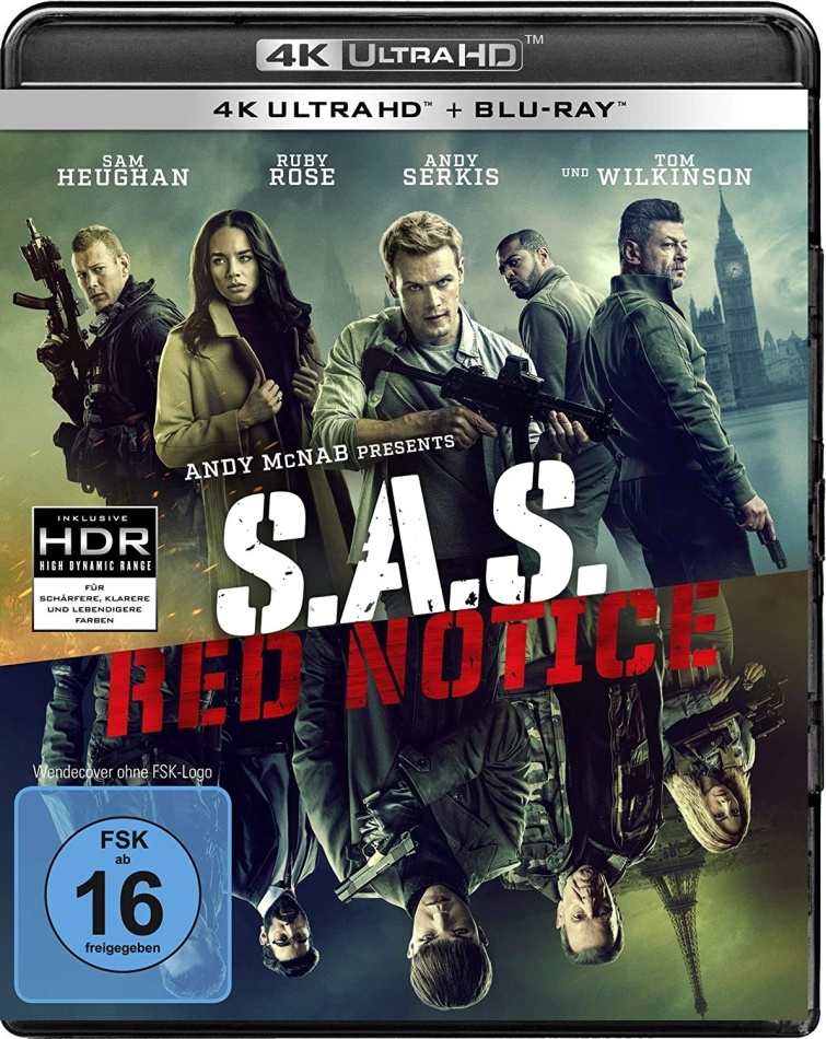 S.A.S. Red Notice (2021) 4K Ultra HD + Blu-ray