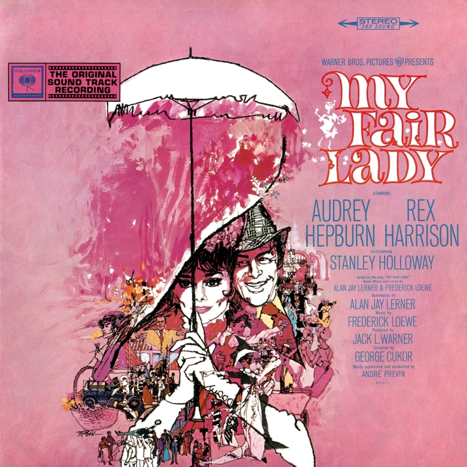 Julie Andrews & Rex Harrison - My Fair Lady - OST Music On Vinyl, 2021 Reissue, Limited Edition, Purple Swirled Vinyl, 2 LPs