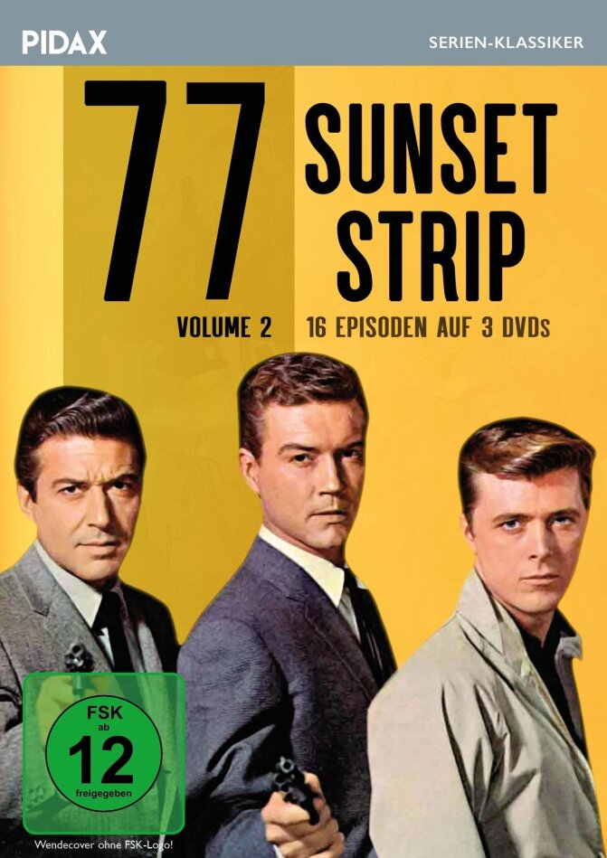 77 Sunset Strip - Vol. 2 Pidax Serien-Klassiker, s/w, 3 DVDs
