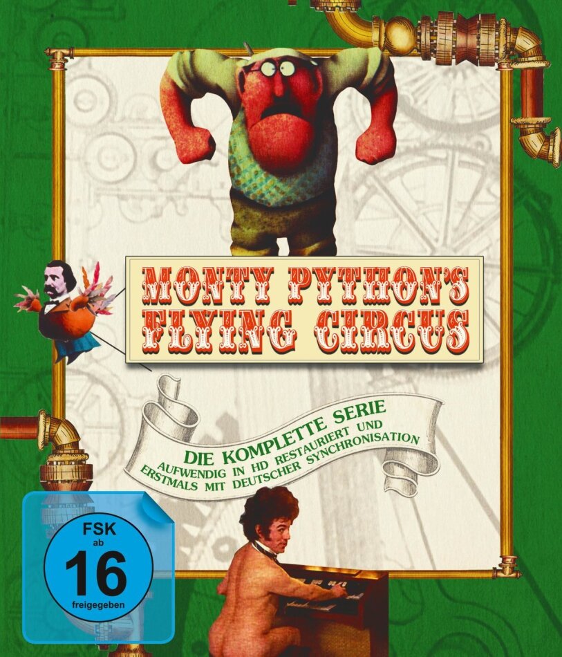 Monty Python's Flying Circus - Die komplette Serie - Staffel 1-4 Restaurierte Fassung, 7 Blu-rays