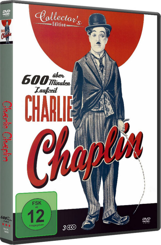 Charlie Chaplin - 125 Jahre Collector's Edition, 3 DVDs