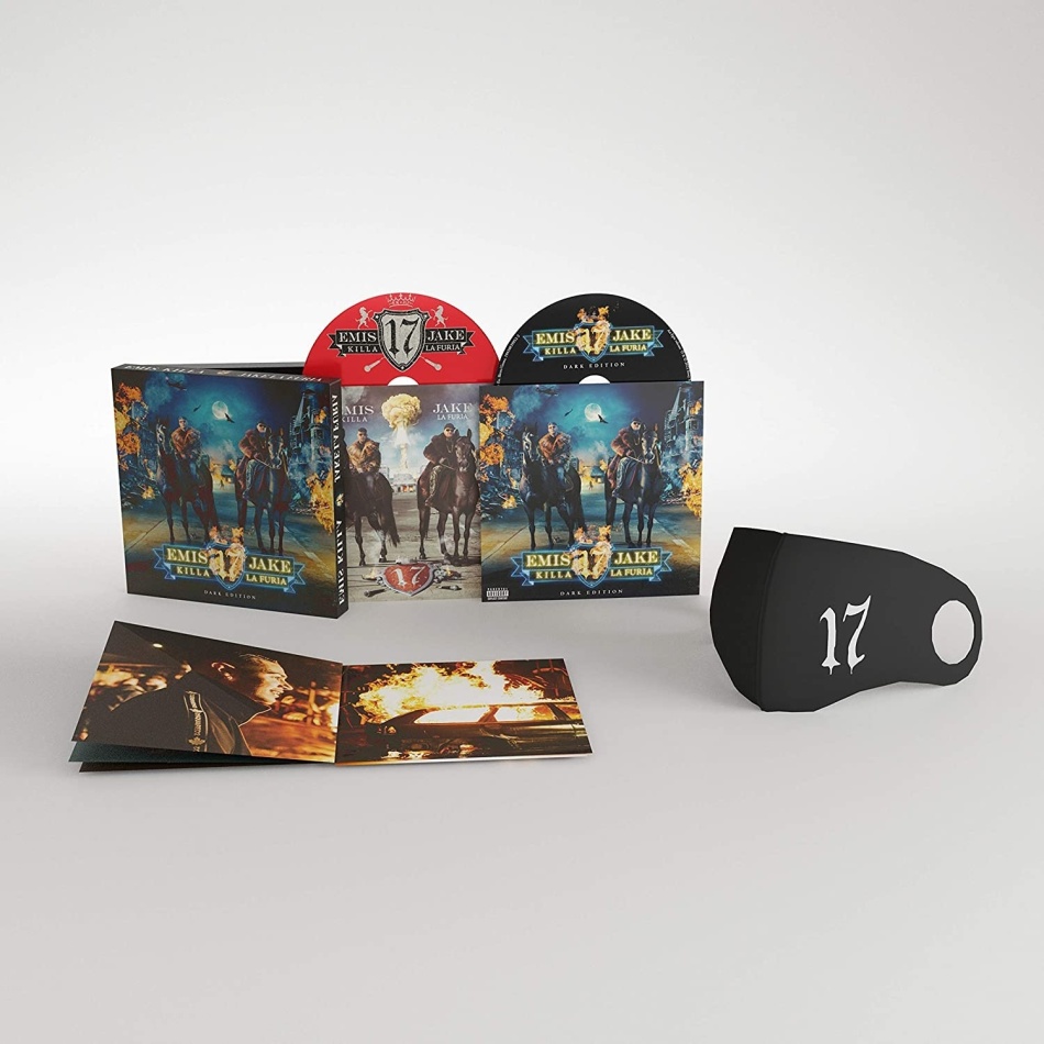 Emis Killa & Jake La Furia - 17 Dark Edition 2CD + 17 Dark Edition Mask, 2 CDs