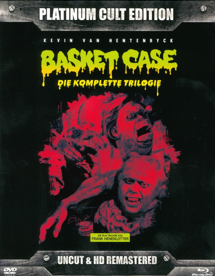 Basket Case 1-3 Platinum Cult Edition, Remastered, Uncut, 8 Blu-rays