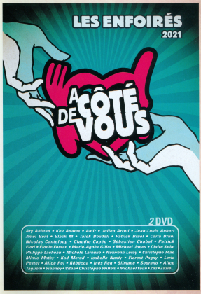 Les Enfoir&eacute;s - Les Enfoir&eacute;s 2021 - &agrave; c&ocirc;t&eacute; de vous (2 DVD)