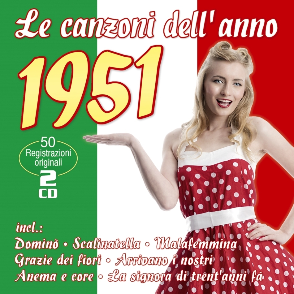Le Canzoni Dell'Anno 1951 2 CDs