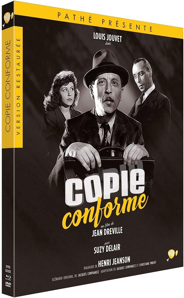 Copie conforme (1947) Collector's Edition, Restaurierte Fassung, Blu-ray + DVD