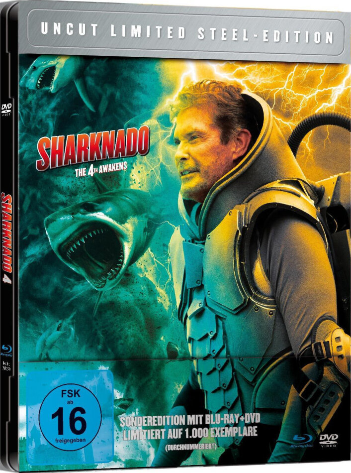 Sharknado 4 - The 4th Awakens (2016) Édition Limitée, Steelbook, Uncut