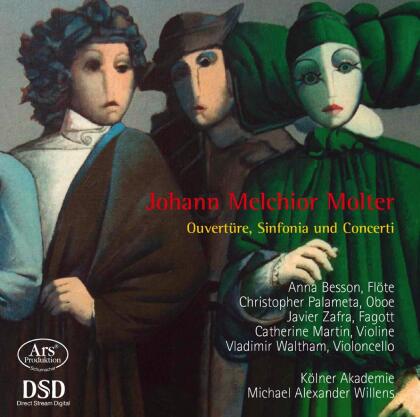 Johann Melchior Molter (1696-1765), Michael Alexander Willens & K&ouml;lner Akademie - Ouvert&uuml;re, Sonfonia und Concerti - Forgotten Treasures Vol.12 (Hybrid SACD)