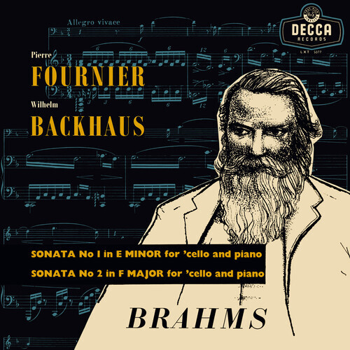 Johannes Brahms (1833-1897), Pierre Fournier & Wilhelm Backhaus - Sonatas For Cello & Piano LP