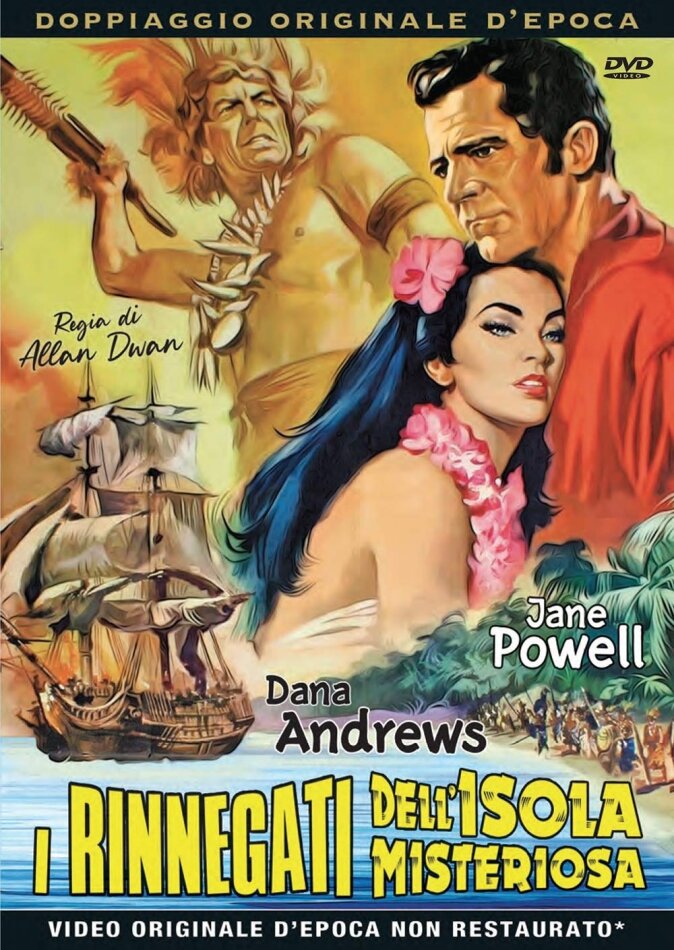 I rinnegati dell'isola misteriosa (1958) Rare Movies Collection, Doppiaggio Originale D'epoca