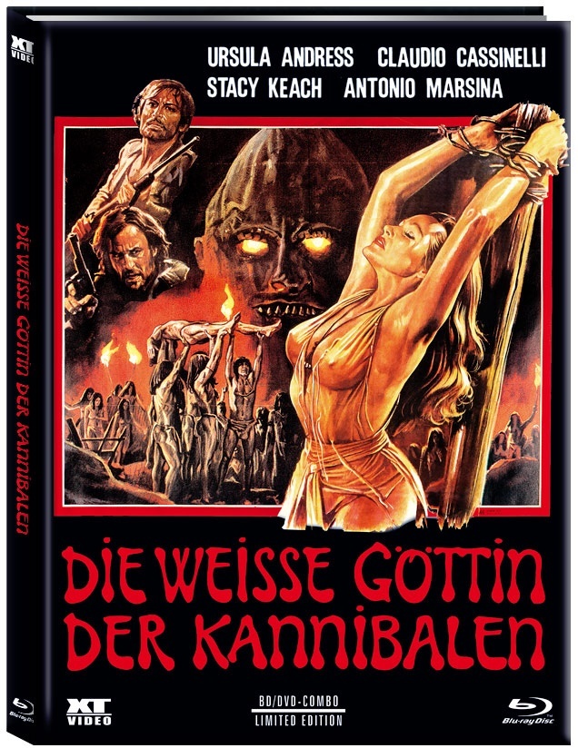 Die weisse Göttin der Kannibalen (1978) Cover B, Limited Edition, Mediabook, Blu-ray + DVD
