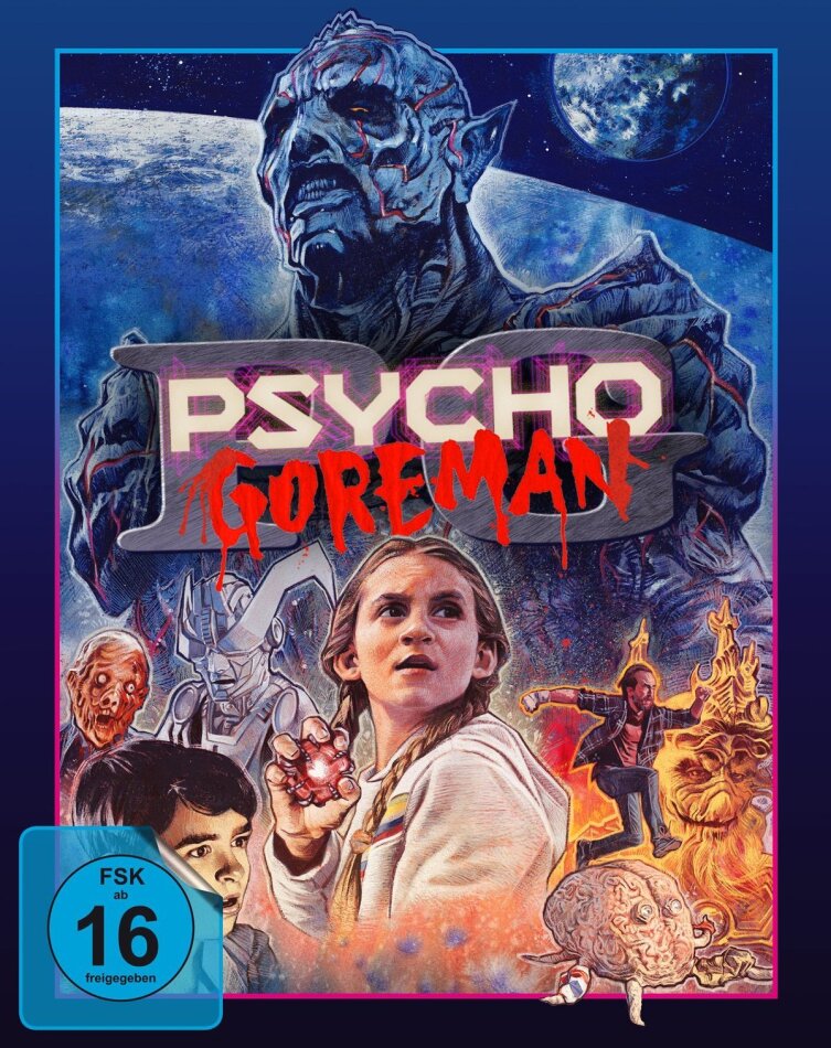 Psycho Goreman (2020) Cover C, Limited Edition, Mediabook, Blu-ray + DVD