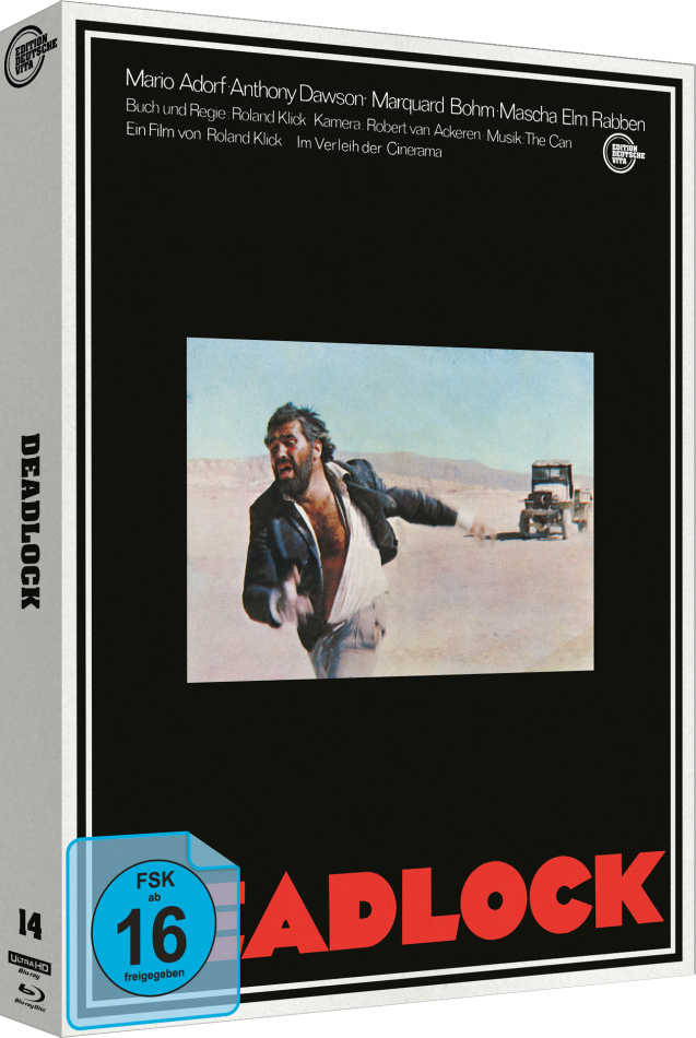 Deadlock (1970) Edition Deutsche Vita, Cover B, Limited Edition, 4K Ultra HD + Blu-ray