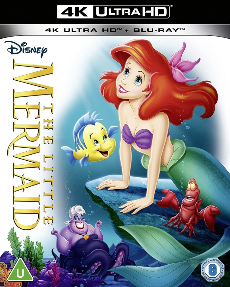 The Little Mermaid (1989) 4K Ultra HD + Blu-ray