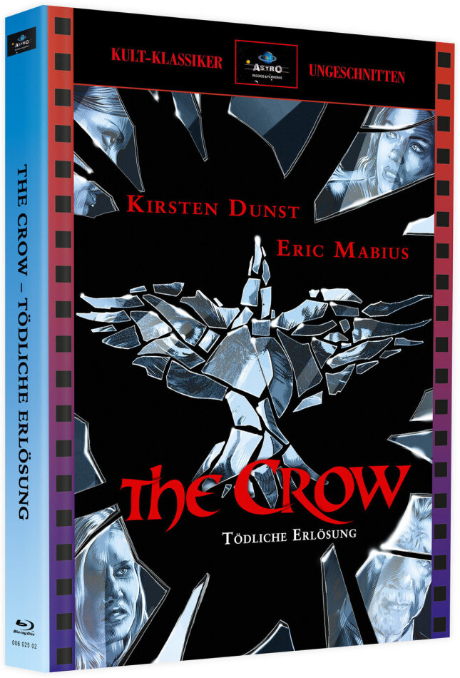 The Crow 3 - Tödliche Erlösung (2000) Cover Astro, Kult-Klassiker Ungeschnitten, Limited Edition, Mediabook, 2 Blu-rays