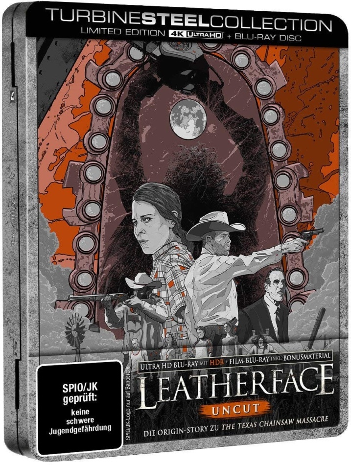 Leatherface (2017) Turbine Steel Collection, Uncut, 4K Ultra HD + Blu-ray