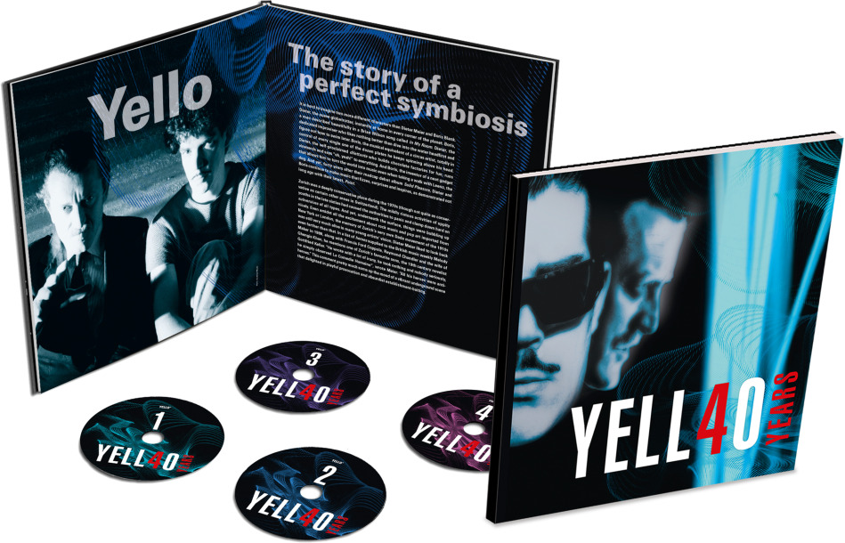 Yello - 40 Years Limited Earbook, 4 CDs