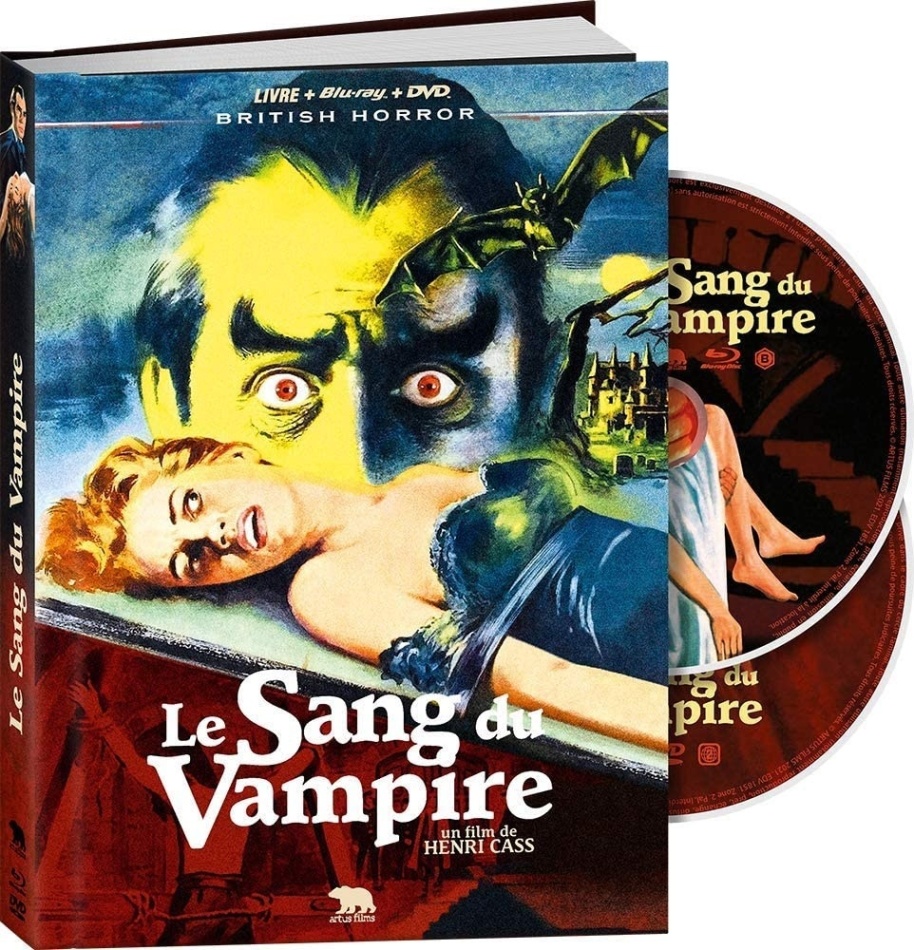 Le Sang du Vampire (1958) Limited Edition, Mediabook, Blu-ray + DVD