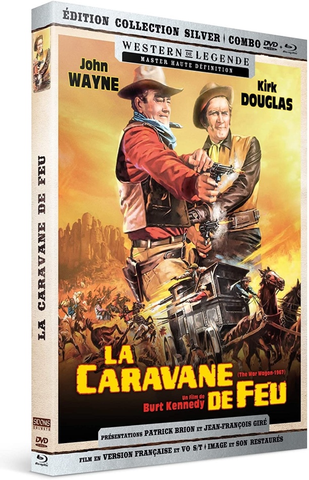 La caravane de feu (1967) Silver Collection, Western de Légende, Blu-ray + DVD