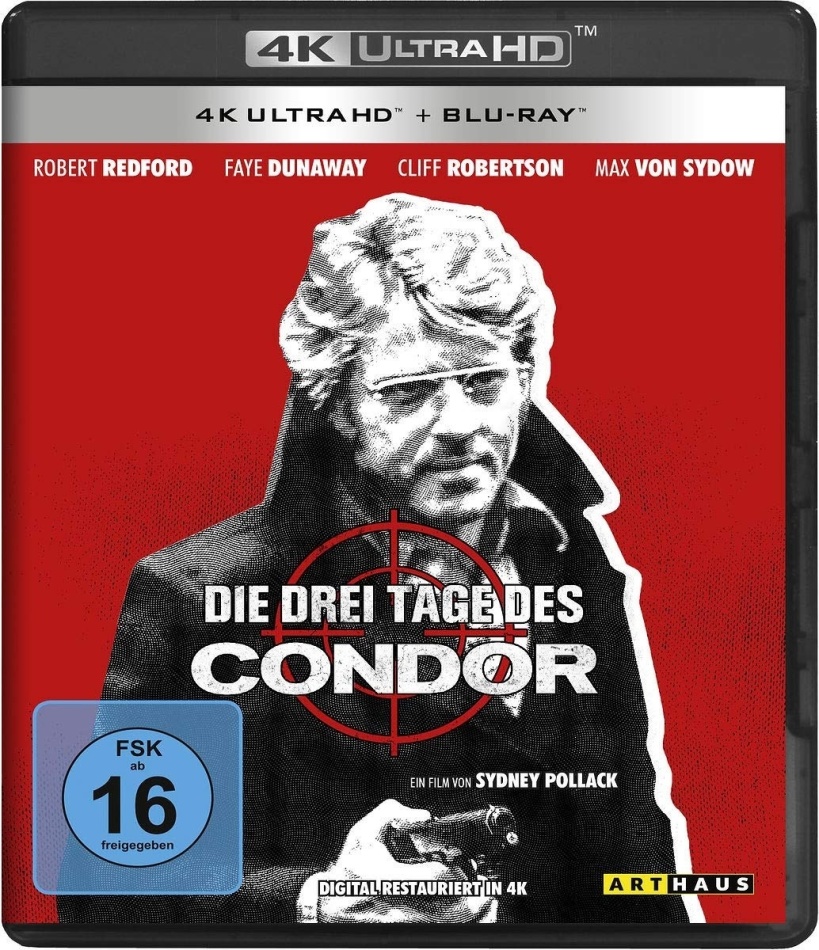 Die drei Tage des Condor (1975) Arthaus, 4K Ultra HD + Blu-ray