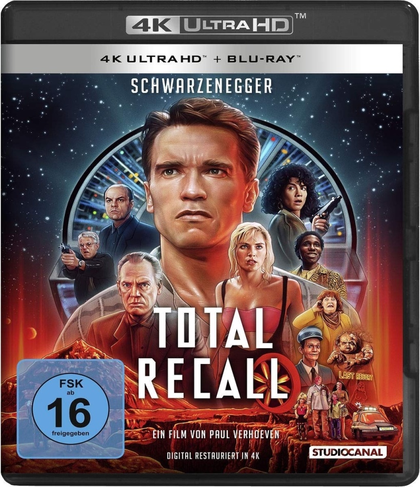Total Recall (1990) Uncut, 4K Ultra HD + Blu-ray