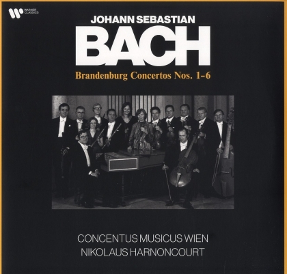 Nikolaus Harnoncourt, Johann Sebastian Bach (1685-1750) & Concentus Musicus Wien - Brandenburg Concertos Nos. 1-6 (2 LP)