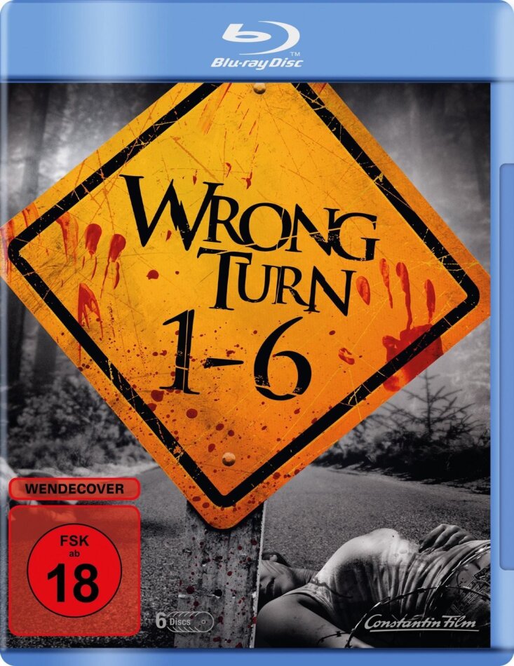 Wrong Turn 1-6 6 Blu-rays