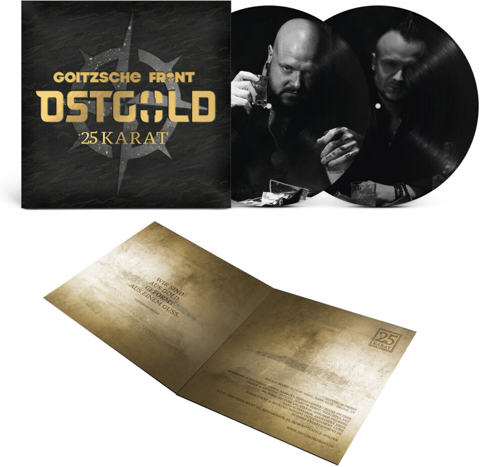 Goitzsche Front - Ostgold - 25 Karat Gatefold, Édition Limitée, Picture Disc, 2 LP