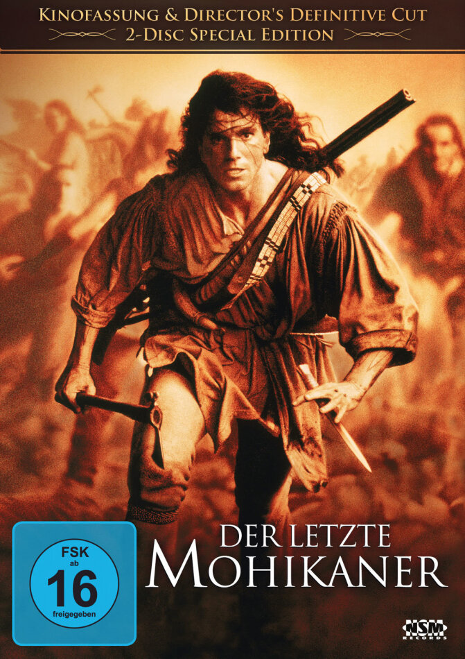 Der letzte Mohikaner (1992) Director's Cut, Kinoversion, Special Edition, 2 DVDs