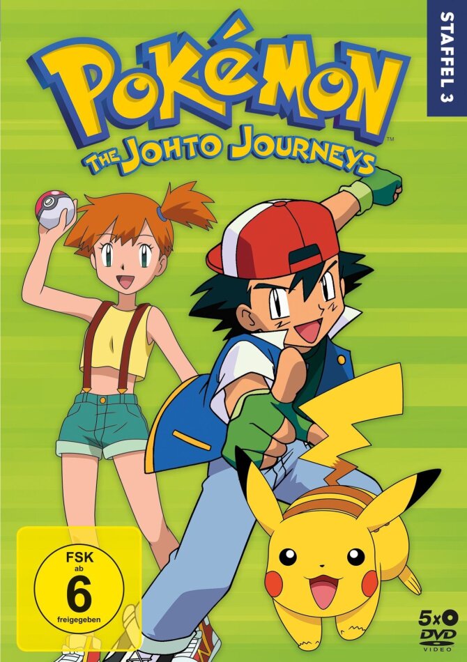 Pokémon - Die TV-Serie - Staffel 3: Die Johto Reisen 5 DVDs