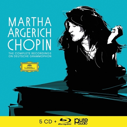 Fr&eacute;d&eacute;ric Chopin (1810-1849), Claudio Abbado, Martha Argerich & The London Symphony Orchestra - S&auml;mtliche Aufnahmen F&uuml;r DG (5 CD + Blu-ray)