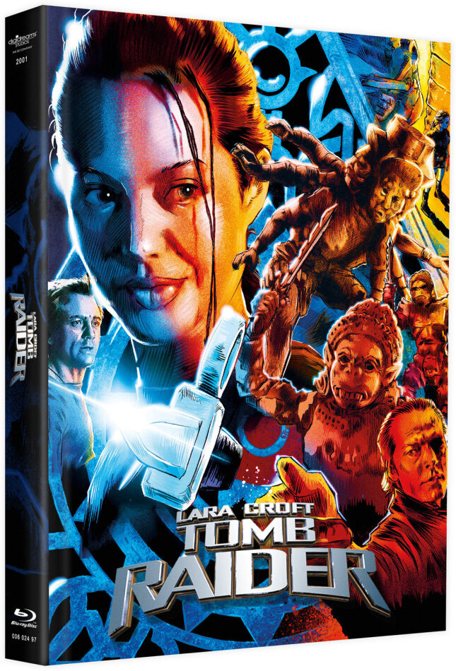 Lara Croft: Tomb Raider (2001) Cover B, Limited Edition, Mediabook, Blu-ray + DVD