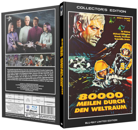80.000 Meilen durch den Weltraum (1974) Grosse Hartbox, Limited Collector's Edition