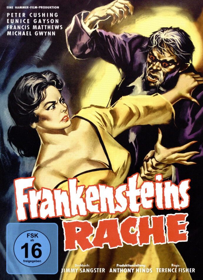 Frankensteins Rache (1958) Cover C, Hammer Edition, Limited Edition, Mediabook