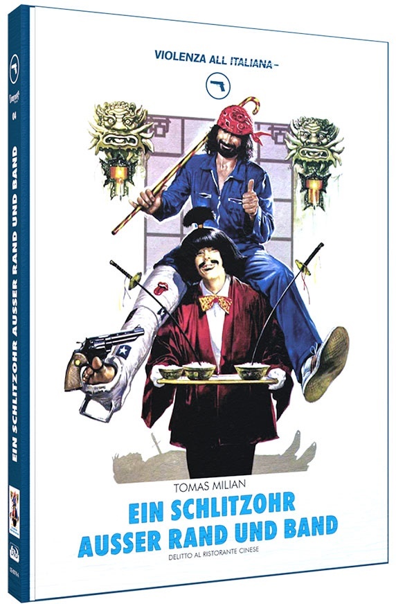 Ein Schlitzohr ausser Rand und Band (1981) Violenza All'Italiana Collection, Cover A, Limited Edition, Mediabook, Blu-ray + DVD