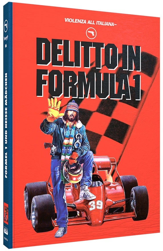 Delitto in Formula 1 (1984) Violenza All'Italiana Collection, Cover D, Édition Limitée, Mediabook, Blu-ray + DVD