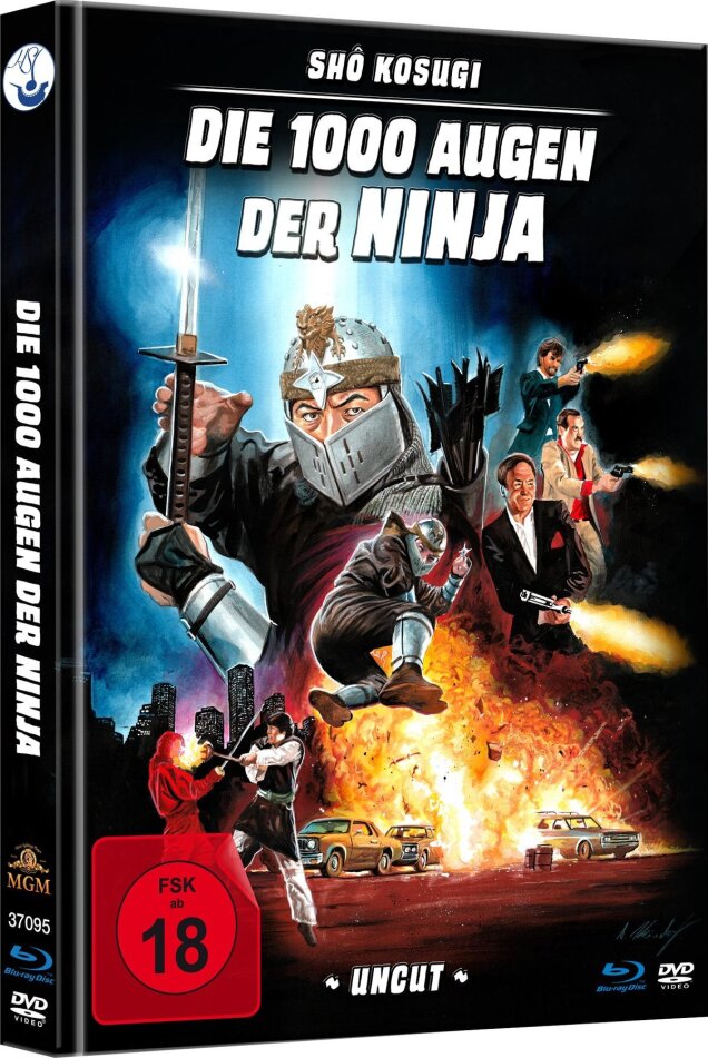 Die 1000 Augen der Ninja (1985) Limited Edition, Mediabook, Uncut, Blu-ray + DVD