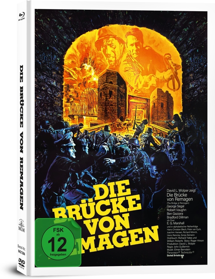 Die Brücke von Remagen (1969) Limited Collector's Edition, Mediabook, 2 Blu-rays + DVD