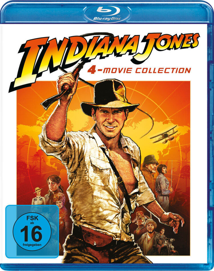 Indiana Jones 1-4 - 4-Movie Collection Neuauflage, 4 Blu-rays